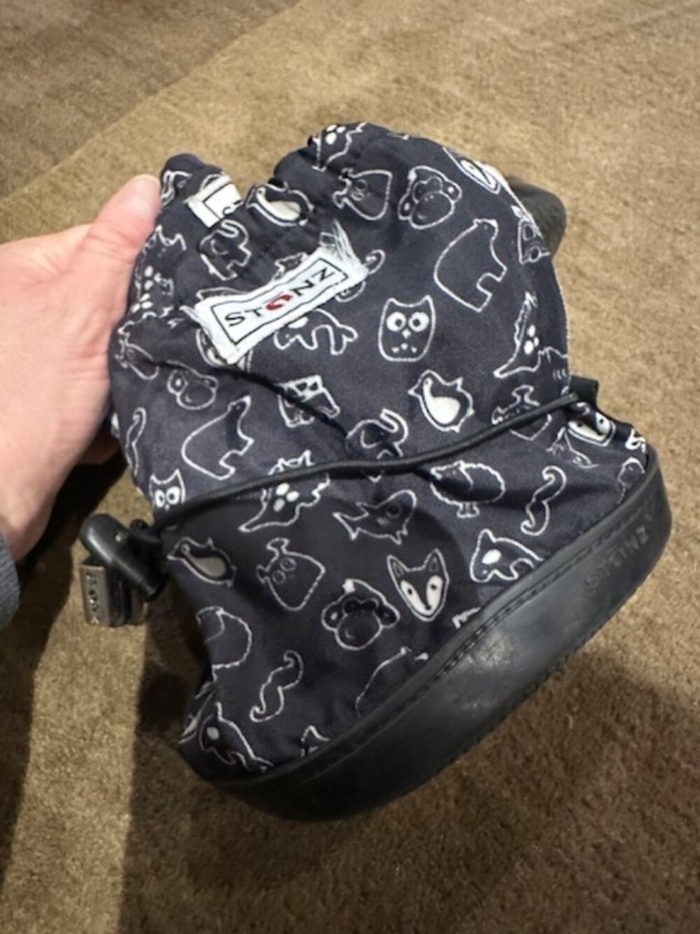 Stonz boots size large